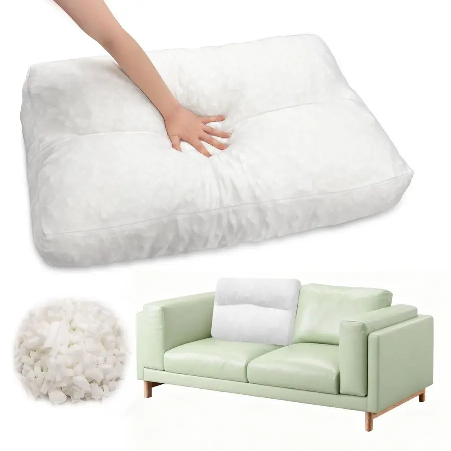 

Сменные подушки для спинки дивана из пены с эффектом памяти, пушистые, с вышитым узором, 28x18x5 дюймов, для поясничной поддержки