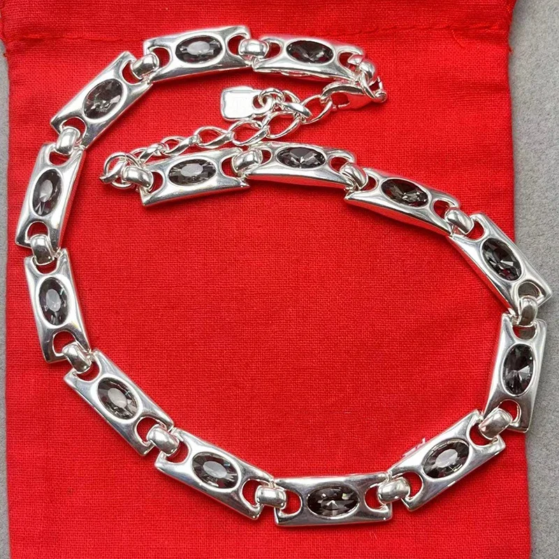 Women's Minimalist & Statement Gold/Silver Tone Necklace Bracelet Set