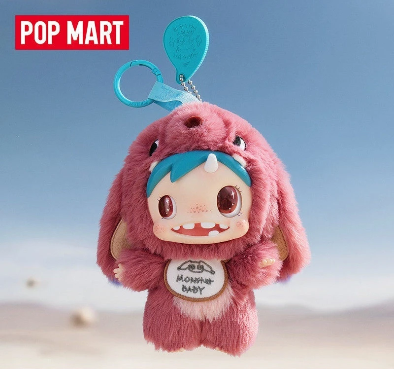 

POP MART POLAR Monster Baby Plush Keychain Blind Box Ver.1 Monster Collection Series Cute Stuffed Bag Pendant For Toy Collectors