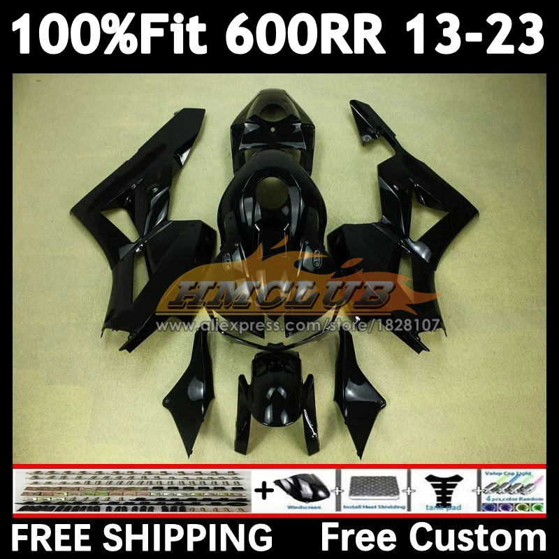 OEM Kit For HONDA gloss black CBR600 CBR 600RR 600 CC F5 RR 62No.70 CBR600RR 13 14 15 16 17 18 2019 2020 2021 2022 2023 Fairing