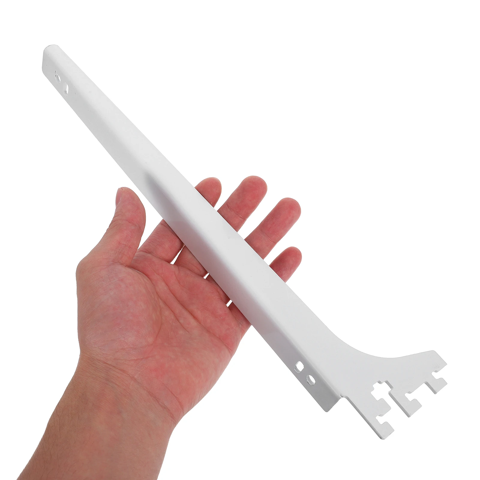 

2 Pcs Hardware Shelf Accessories Heavy Duty Sleek Bracket Corner Brackets for Wood Clothes Rod