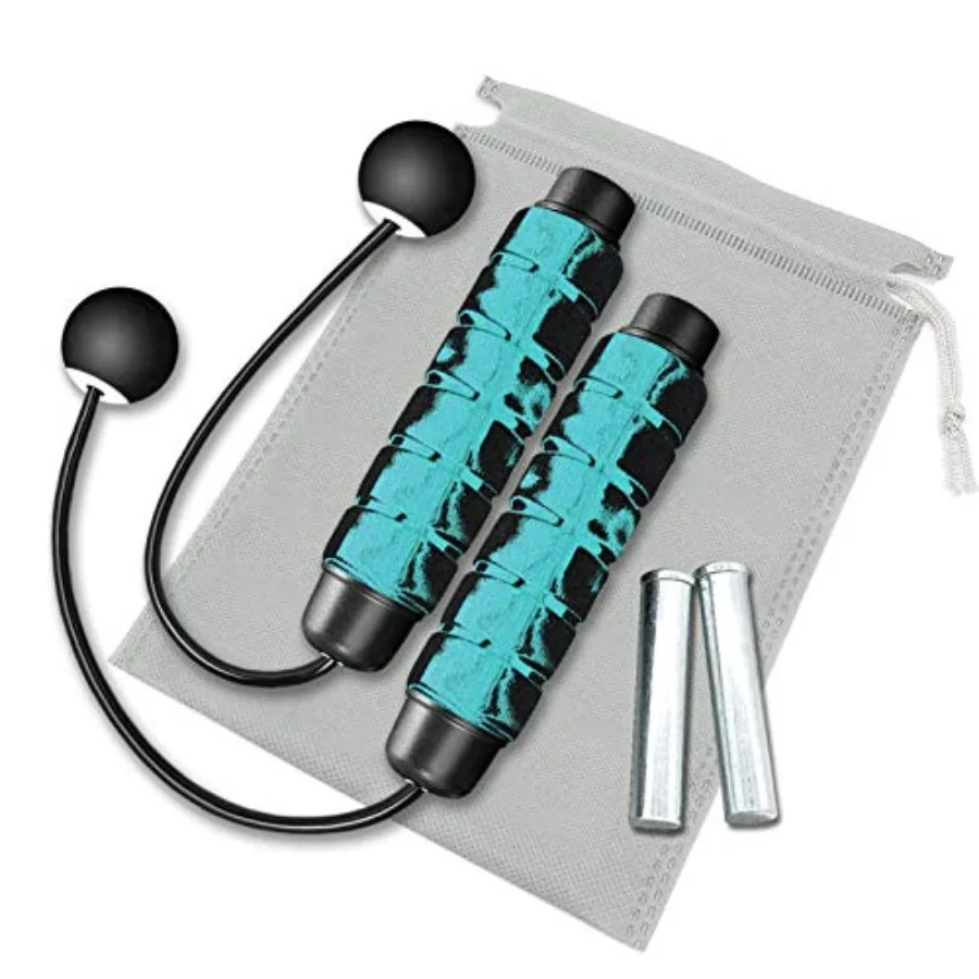 

Weighted Cordless Jump Rope for Fitness[Suitable for Different Ages and Levels] Ropeless Jump Rope for Boxing MMA WOD Training,
