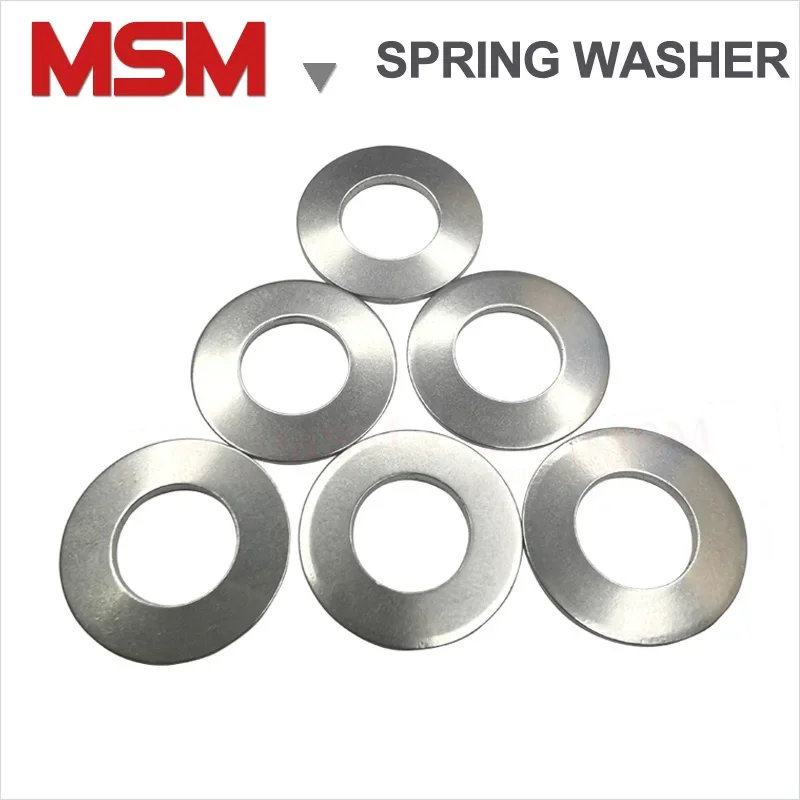 20/50/100 pcs Stainless Steel Disc Spring Compression Spring Washer Outer Diameter 8/10/12.2/14/16/18/20/22.5/25/28/31.5/35.5mm