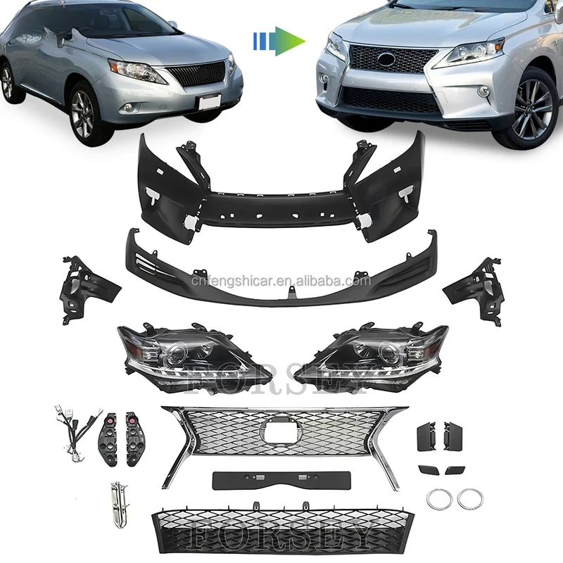 

LE-XUS RX RX300 RX200T RX450 2009-2012 Upgrade to Rx 2013 F-Sport Car Body Kits