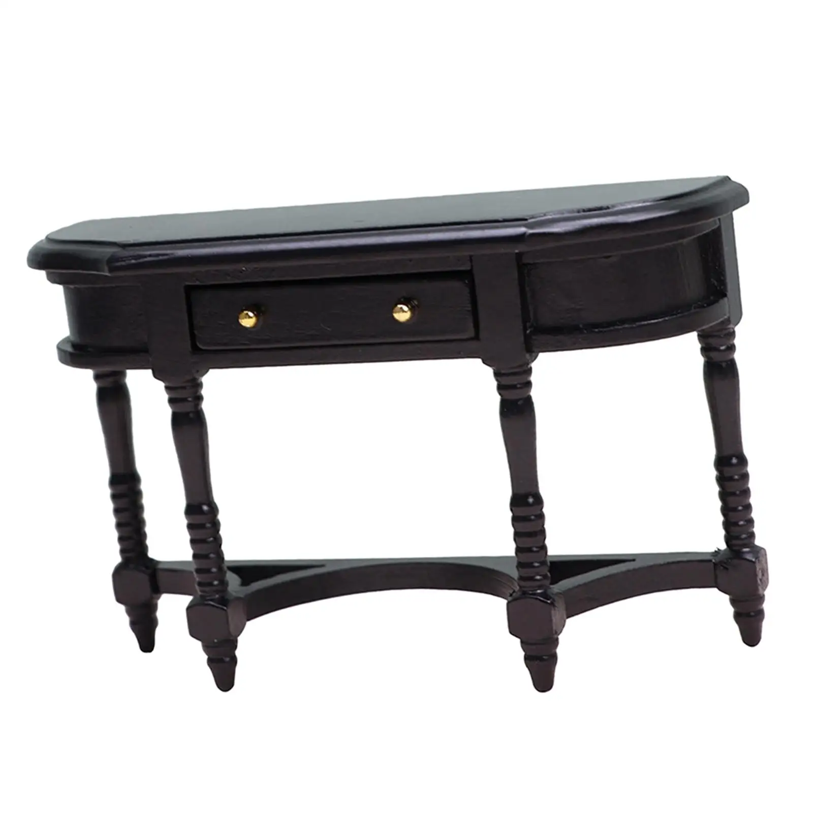 Dollhouse Miniature Furniture Dollhouse Decoration Simulation Desk Decoration Miniature Furniture Desk for Crafts DIY Model Gift