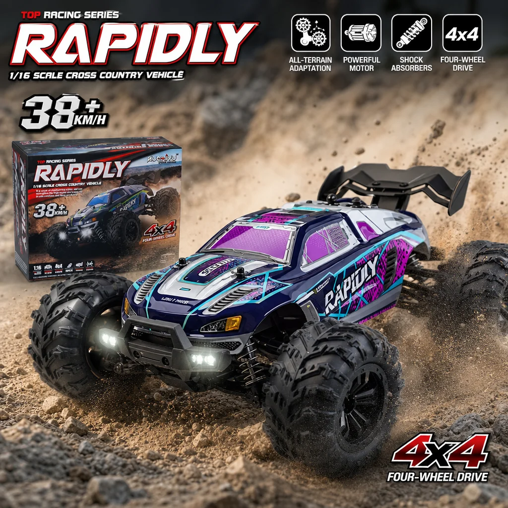 Scy 16101 4Wd Remote Control Car 1 16 Scale Off Road 4X4 Rc Car 38Km H High Speed Brushless Drift Racing Buggy Truck For Adults
