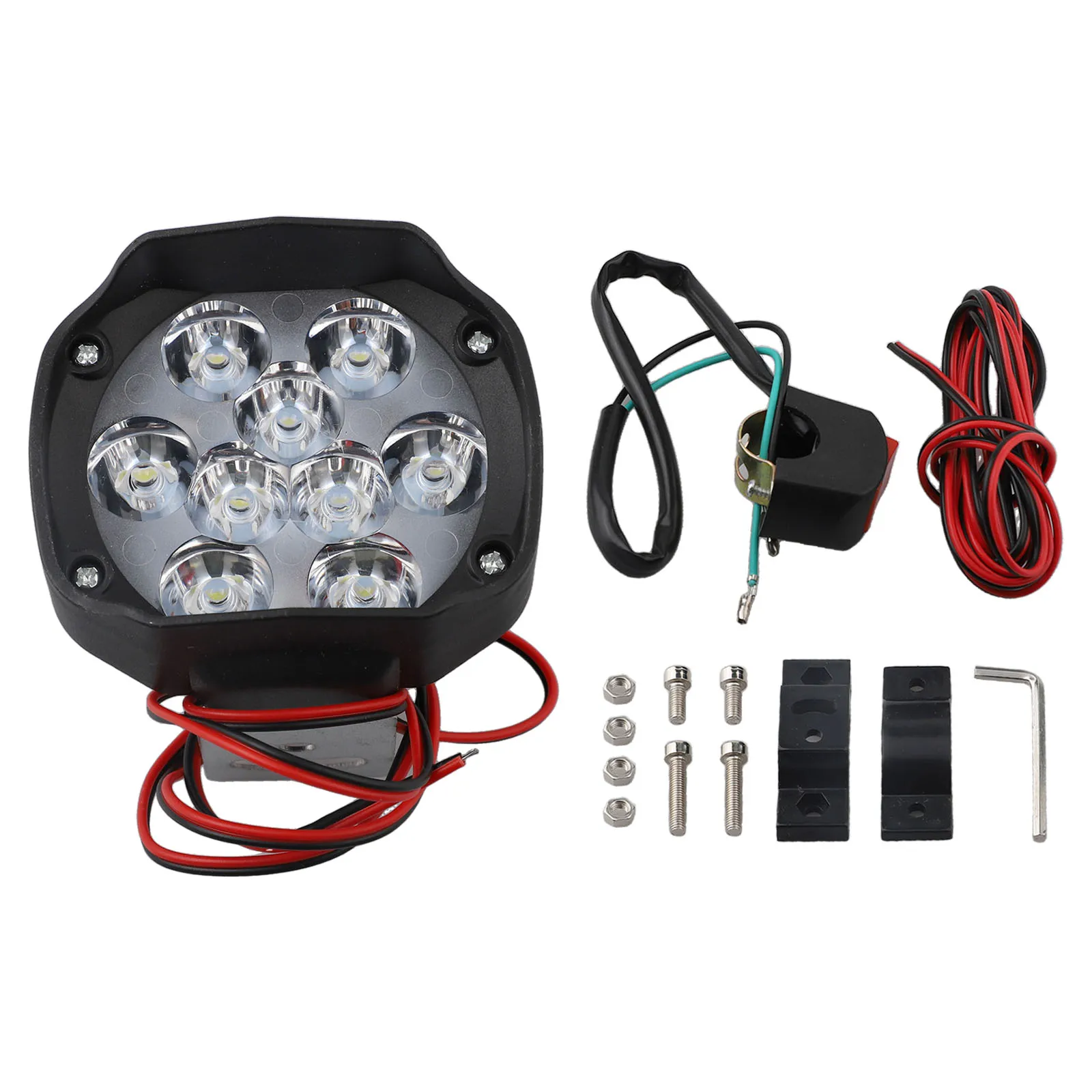 

Приблизно 78x63 мм фары для электрического велосипеда, совместимые фары 12-100 В, светодиодные фонари 12-100 В, светодиодные фонари, размер примерно 78x63 мм