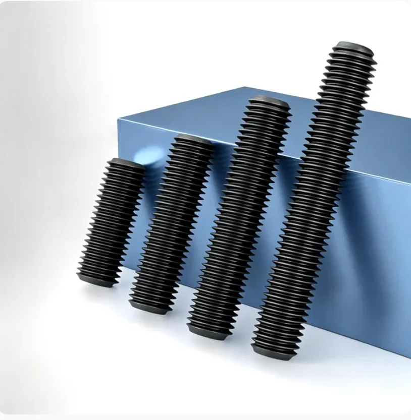 M30 M33 M36 10.9 Carbon Steel All Thread Stud Fully Metric Headless Bolts Thread Stud Rods Screws Length 90-300mm