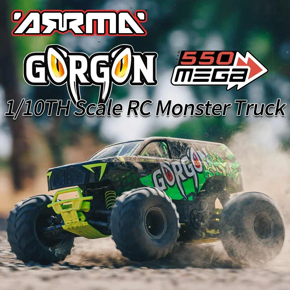 

ARRMA GORGON 2WD MEGA 550 матовый RTR/RTA 1/10 RC электрический монстр-трак модель автомобиля ARA3230 игрушки для взрослых и детей