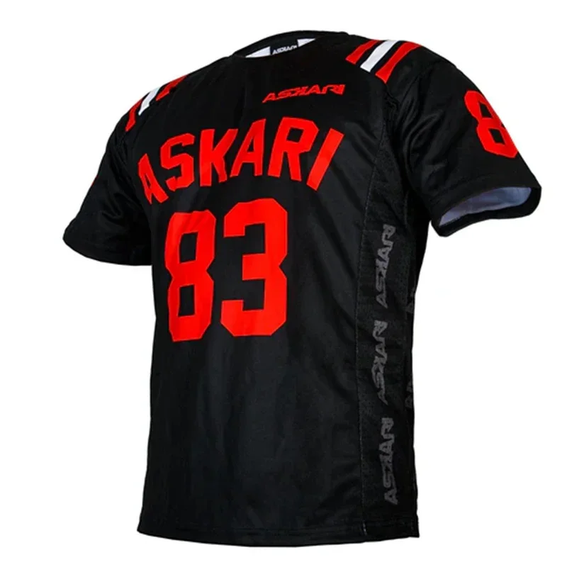 2026New Askari Men's Boxing Tight T-shirts Summer Sports Quick Dry Ice Sensation Tight-fitting Gym T-shirts Outdoor Training Top