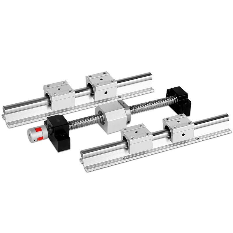 

SBR Ball Screw SFU1605 + 2pcs Linear Guide SBR16 L400mm +4 Pcs SBR16UU + Supporter BK12 And BF12 + Coupler 8 *10