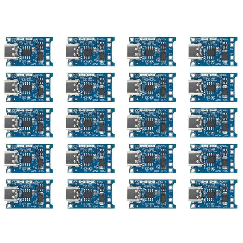 B67C TP4056+ Protection 5V 1A Micro/Type-C USB 18650 Lithium Battery Charging Board Module Dual Functionality