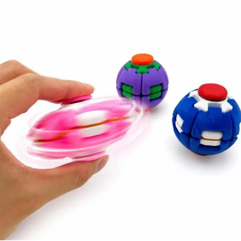 3D Printed Cross-border New Product Pressing Rotating Decompression Ball Fingertip Gyroscope Stress Relief Gadget
