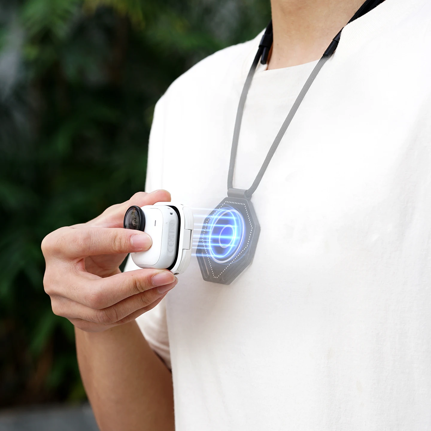 

Нагрудное магнитное крепление для GoPro Hero 13 12 11 10 9 DJI Osmo 6 Insta360 X5 Go Ultra, быстросъемный держатель на шейный ремешок