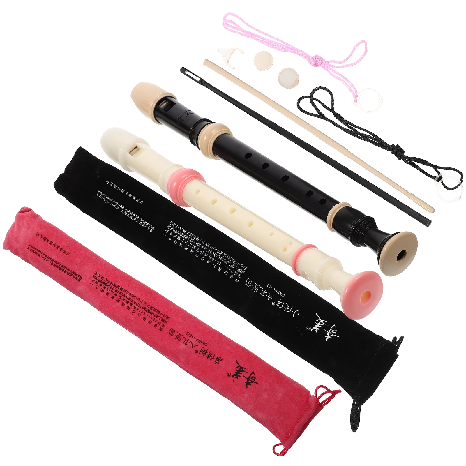 

Recorder Set Clarinet Flute for Aldult Abs Practice Wind Instrument Student
