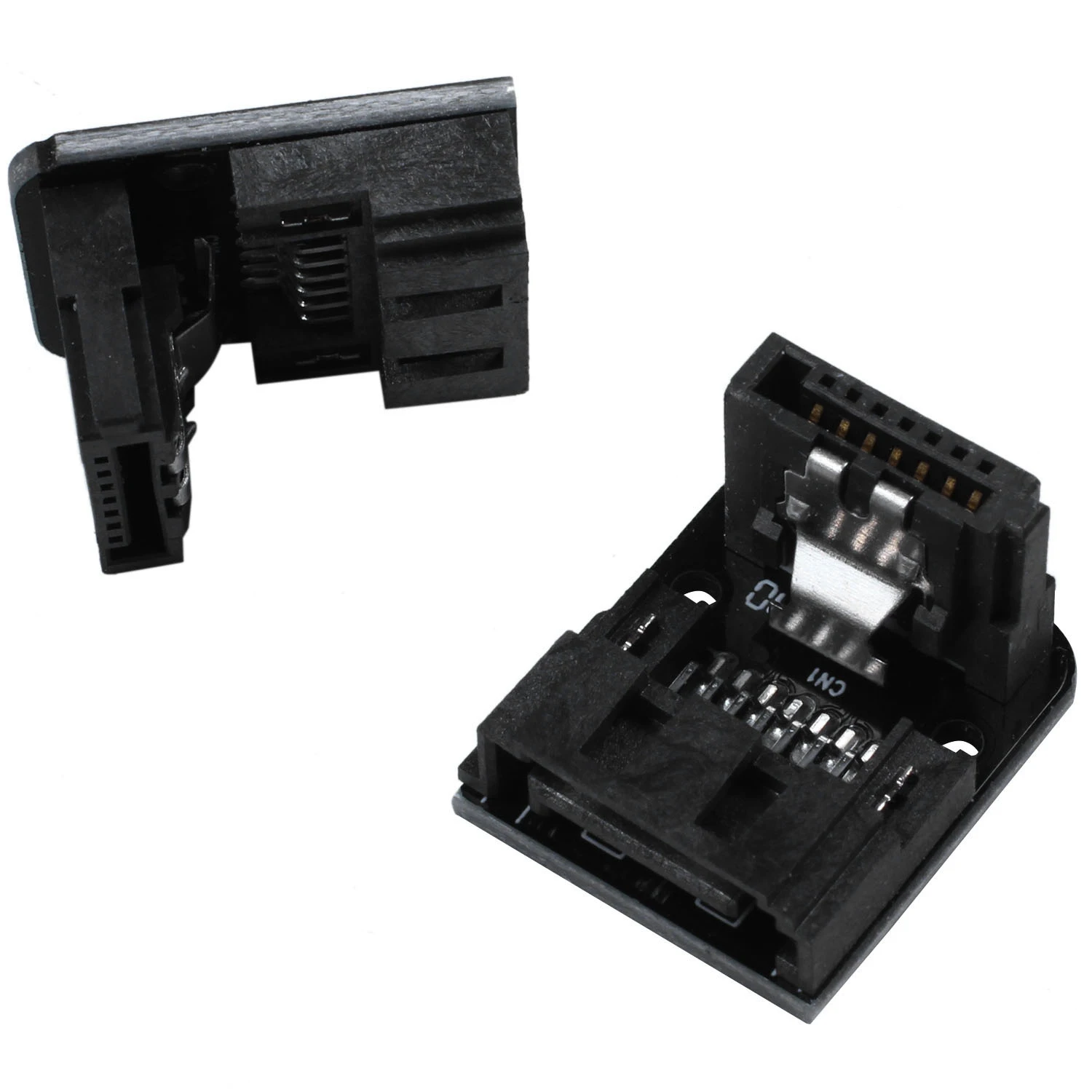 AAAE Sata 7Pin Female To 7Pin Male 90 Degree Angled Adapter Mainboard Motherboard For Desktops Ssd Hdd