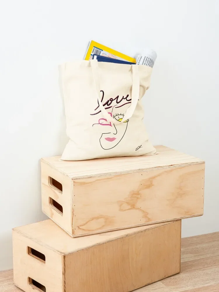 حقيبة يد للمتسوقين من Love Tote حقيبة يد لطيفة حقيبة تسوق نسائية حقائب يد نسائية #4