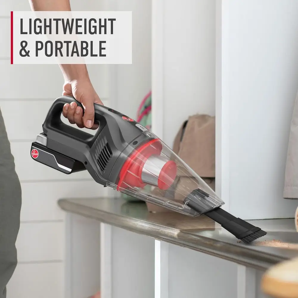 Handheld Vacuum Cleaner, Powerful Suction, Lightweight and Compact, Perfect for Quick Pick-Ups, Includes On-Board Crevice Tool