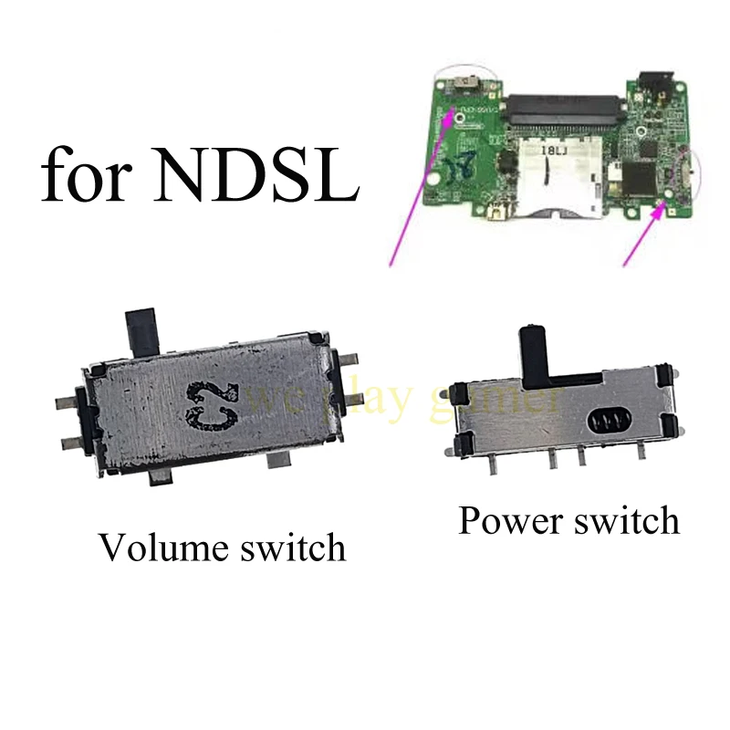 1-10PCS Replacement For Nintendo DS Lite NDSL Volume Switch