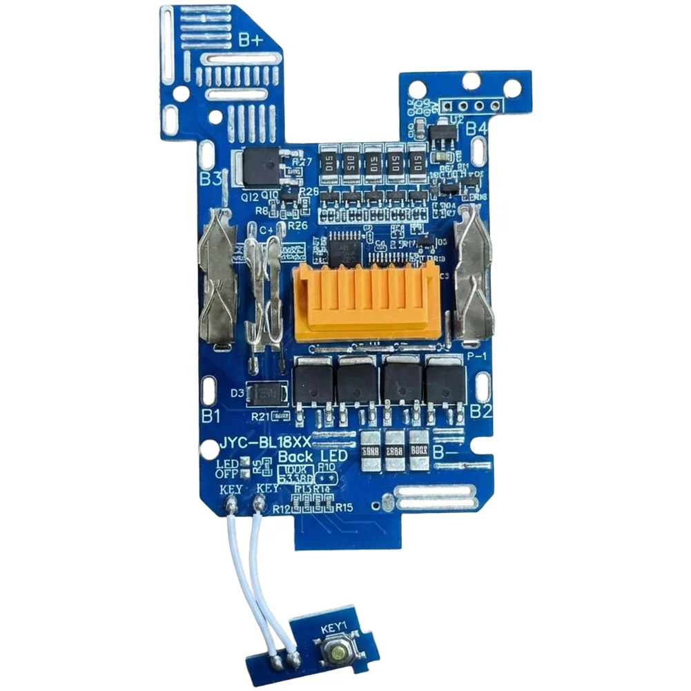 18V For 5S Protection Board Module for 21700 Li Ion Battery Packs with 60A Max Discharge Current and Real Time LED