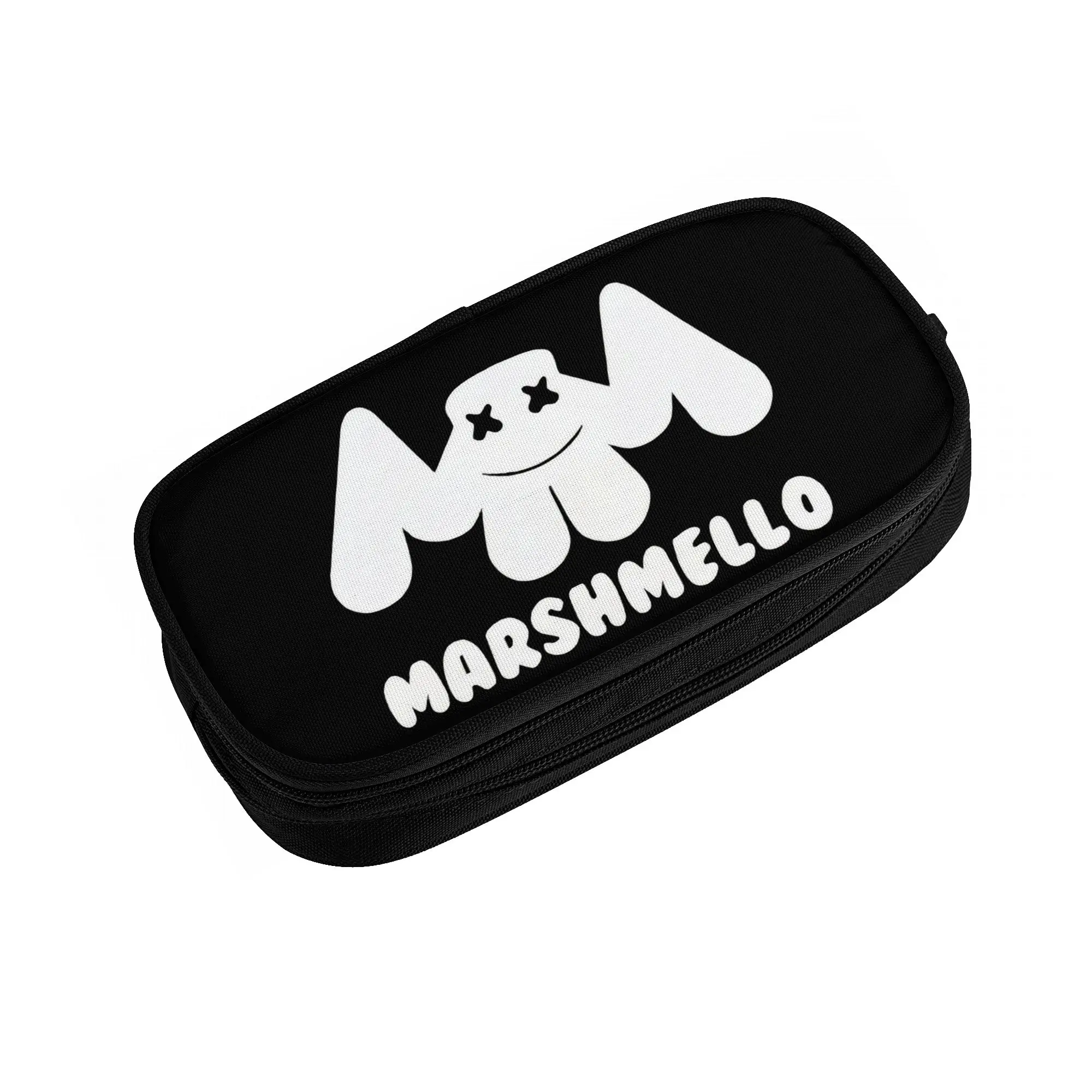 Marshmellos American Electronic Music Producer And DJ  Kawaii Pencil Cases Girl Boy Big Capacity  Pencil Box Students Stationery