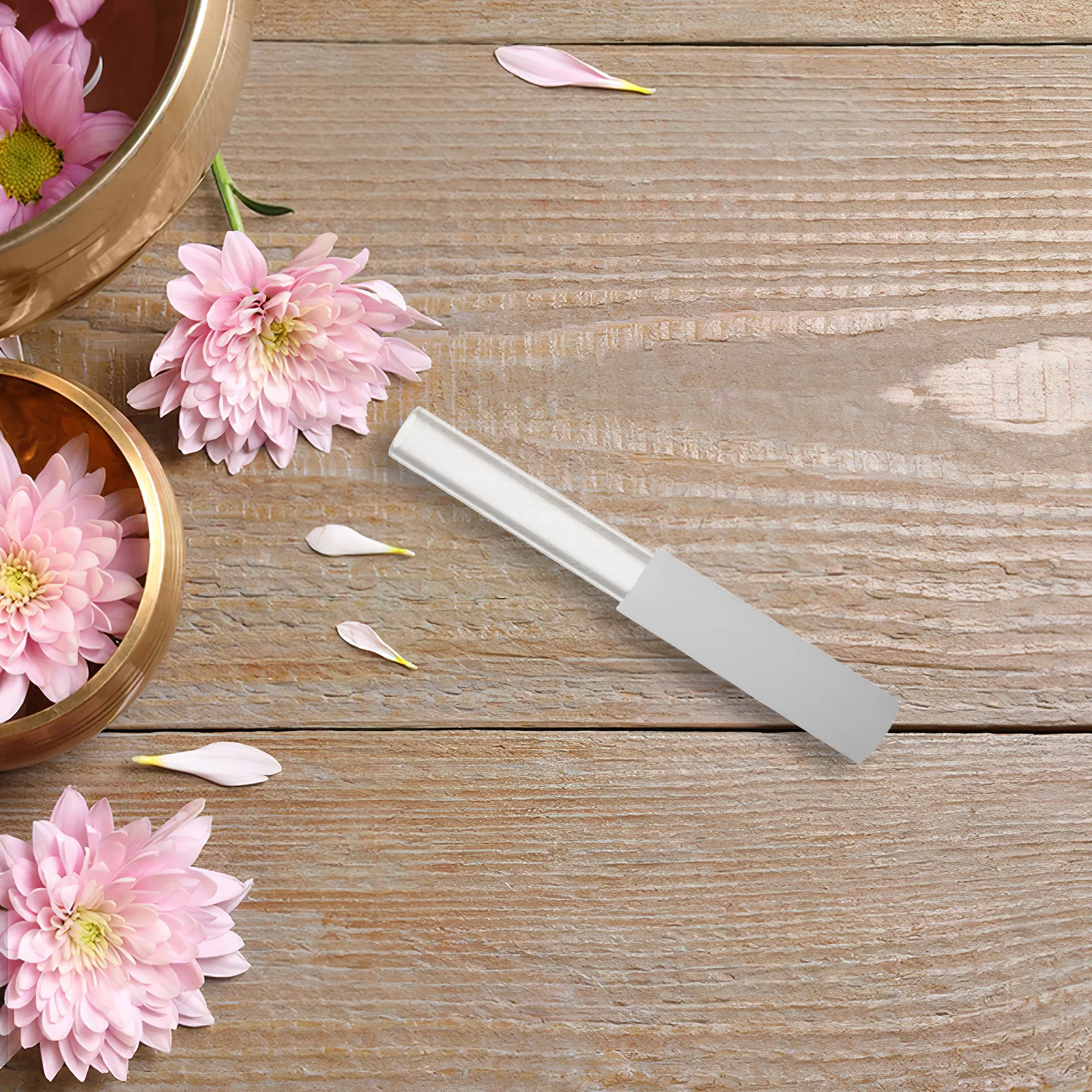 

Hollow Acrylic Crystal Singing Bowl Mallet Striker Meditation Sound Healing Spiritual Yoga Sound Healing Tools