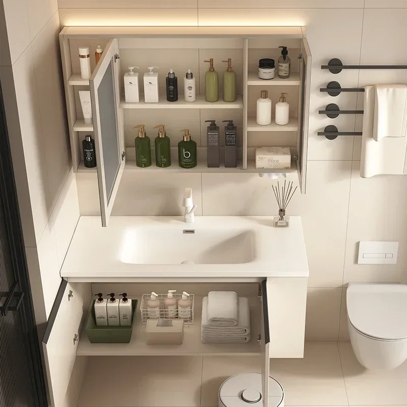 

Organizer Bathroom Cabinet Jewelry Comfortable Toilet Mirror Storage Organizer Simple Space Saving Tocador Backyard Furniture