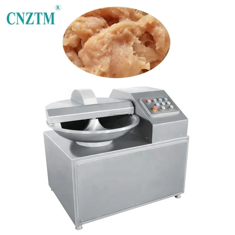 Commercial Vegetable Bowl Cutter Salad Industrial 3 Blades Meat Chopper Machine 20 Liter Silent Bowl Cutter Chopper Mixer