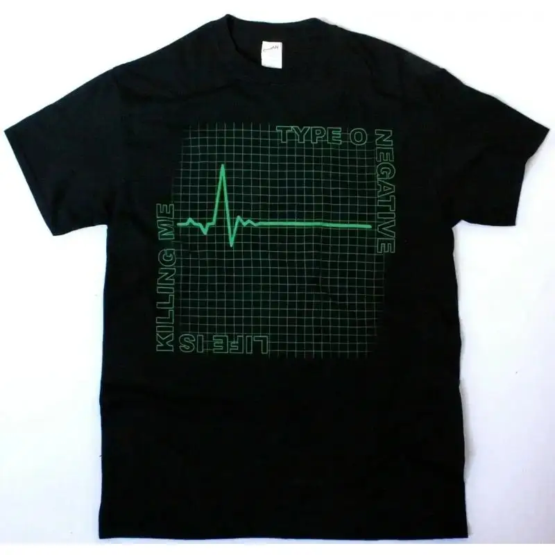 Type O Negative Life Is Killing Me Black T Shirt Peter Steele Carnivore Men's Size USA