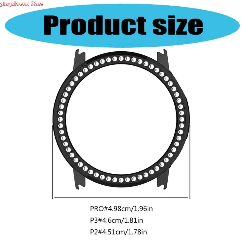 Watch Bezel Rings Cover Hollow Shell for 3/2 Frame Bumper Case Shell Scratchproof Case Easy Installation