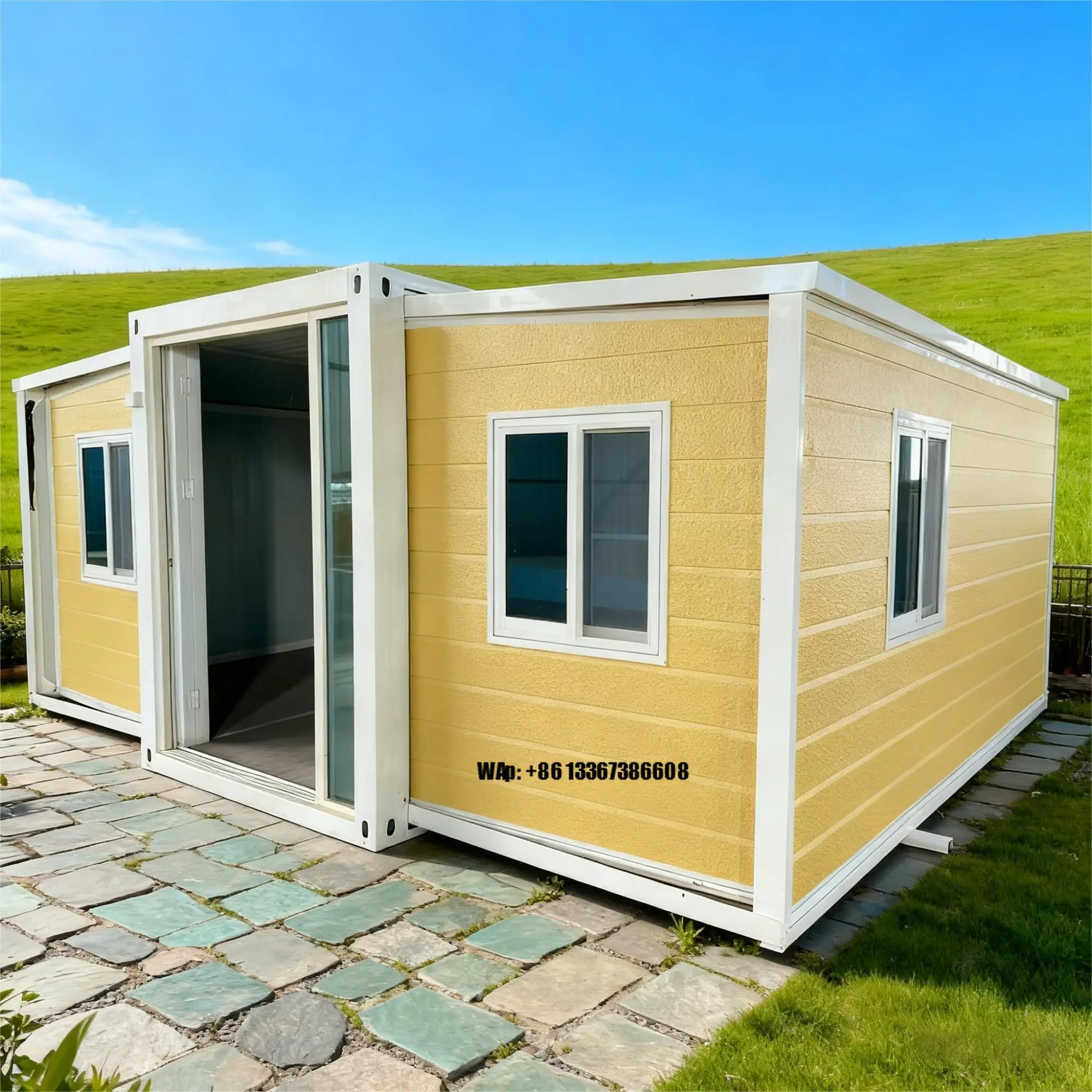 Modern Prefab Container Home Portable Modular Villa Glamping Resort Vacation Cabin  Cabin Sleep Container House for Hotel