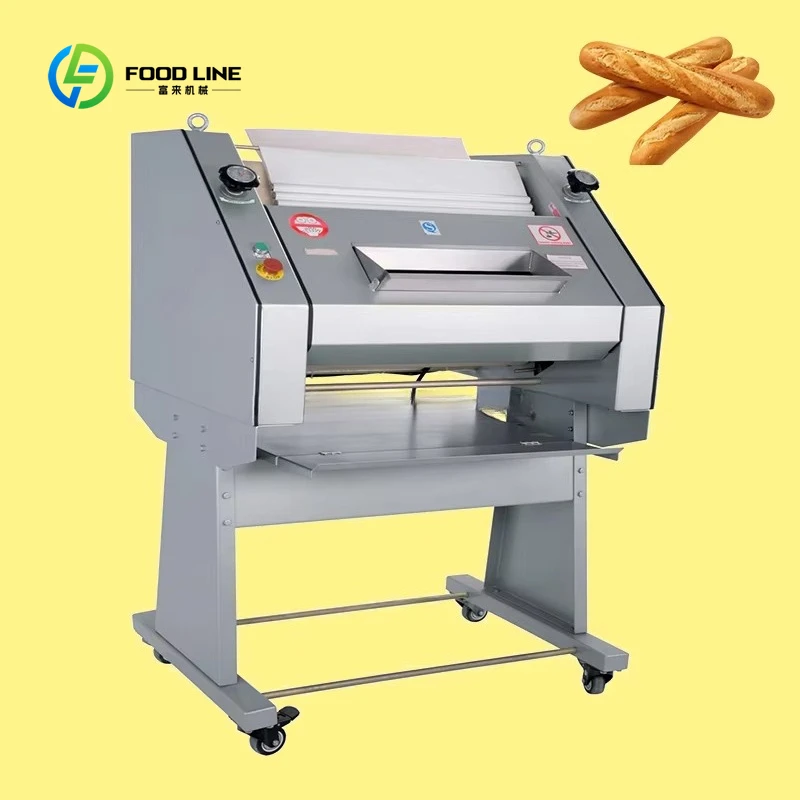 Customized Commercial Automatic Baguette Shaping Machine 304 Stainless Steel For French Bread Bakery