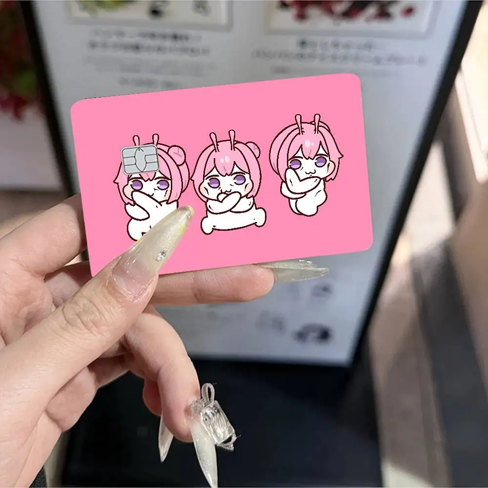 D-Dorothy DORO Cartoon Fashion Matte Gold Silver Black Matte Film Skin Sticker Tape For Bank Credit Debit Card