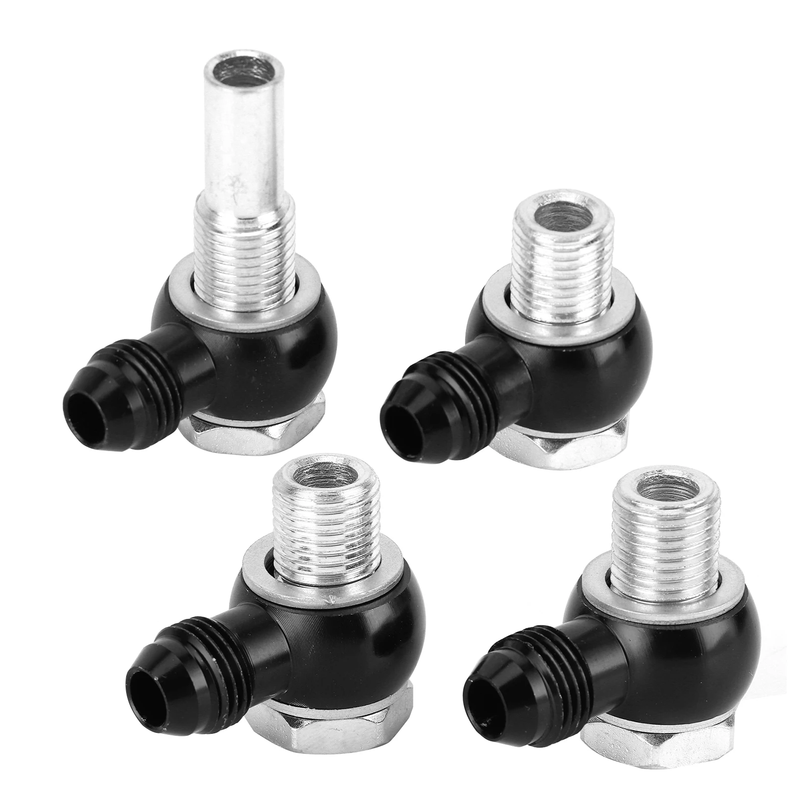 

6AN x 1 / 4NPSM Oil Cooler 90° Banjo Fittings Connecter Fit for Cooler 4L80E 1997 to Mid 2010 Banjo Fittings