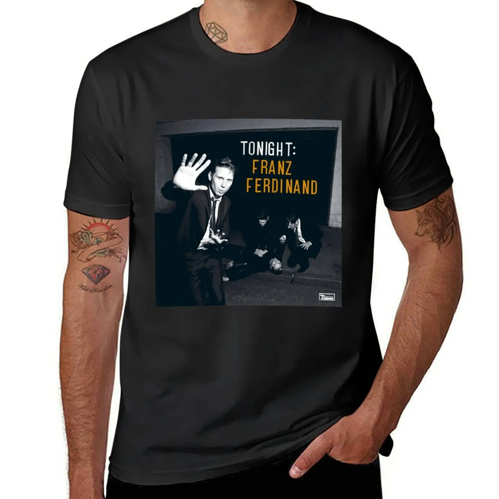 

Franz Ferdinand tonight franz ferdinand T-Shirt oversized man t shirt customs plain black t shirts men