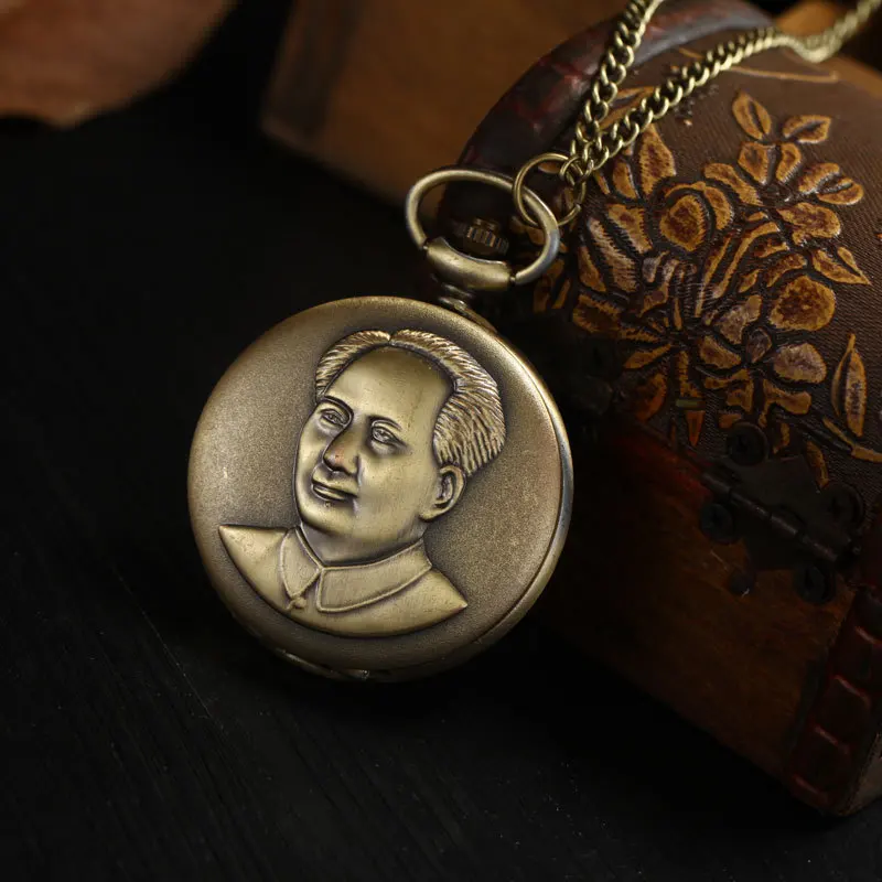 Foreign Trade Retro Pocket Watch Ornament Accessories Wholesale Bronze Pocket Watch Creative Decorative Clock Large Number Europ