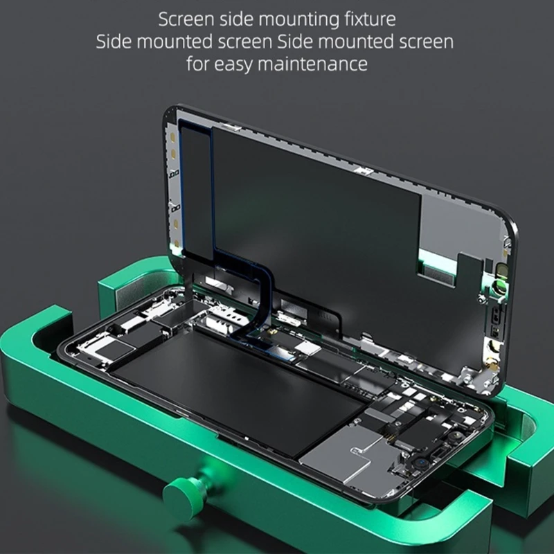 

Multifunction Electronics Repair Clamp Universal Phone Screen Holder Metal Grip Nonslip Base Screen Clip Fixture 896C