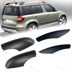 1948 portapacchi anteriore/posteriore di alta qualitàefi3 per Skoda Yeti SUV 2009-2018 copertura tetto bagagli Bar Rail End Shell copertura Plasitc nero