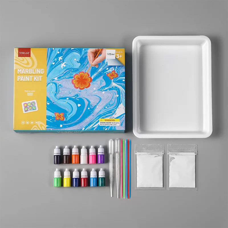 

12-color Water Tuo Painting Set Float Painting Art Pigment Special Art Supplies for Student Painting Gouache Miya Watercolors