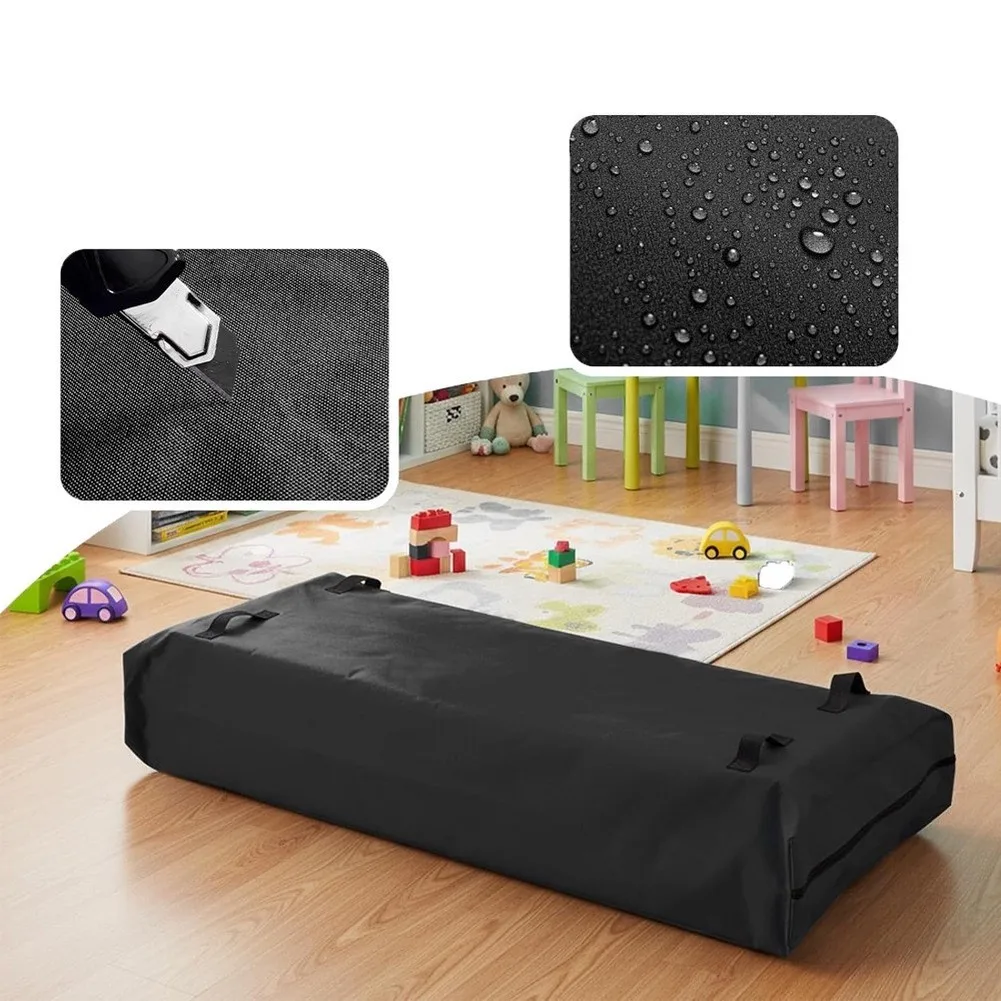 Waterproof Crib Mattress Storage Bag, Oxford Cloth Zippered Mattress Protector Home Dust-proof Storage Bag Multifunctional