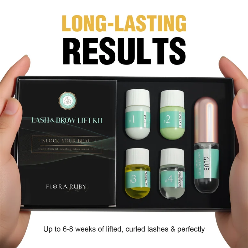 Lash Lift Kit,Eyelash Perm Kit,Lash Lift &Tint Kit Professional Eyebrows Dye Lash Extension Set Semi-Permanent