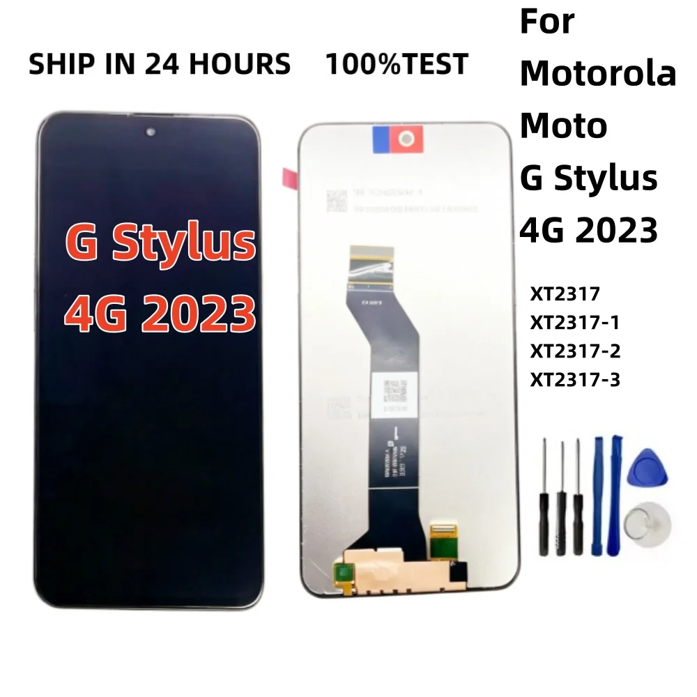 6.5 inches  For Motorola Moto G Stylus 4G 2023 XT2317 XT2317-1 XT2317-2 XT2317-3 LCD Display Touch Screen Digiziter Assembly