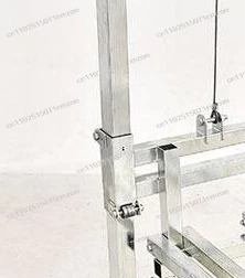 Manual Hydraulic Lift Stacker, Portable Folding Forklift, Lightweight Stacking Truck, Home&Commercial Unloading Lift Truck