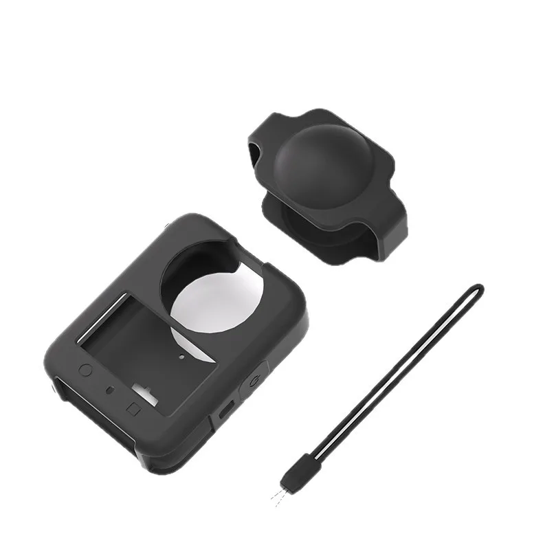 

For DJI OSMO 360 Panoramic Camera Silicone Cover Lens Cover Accessories Protective Cover Anti Drop Shell Cover