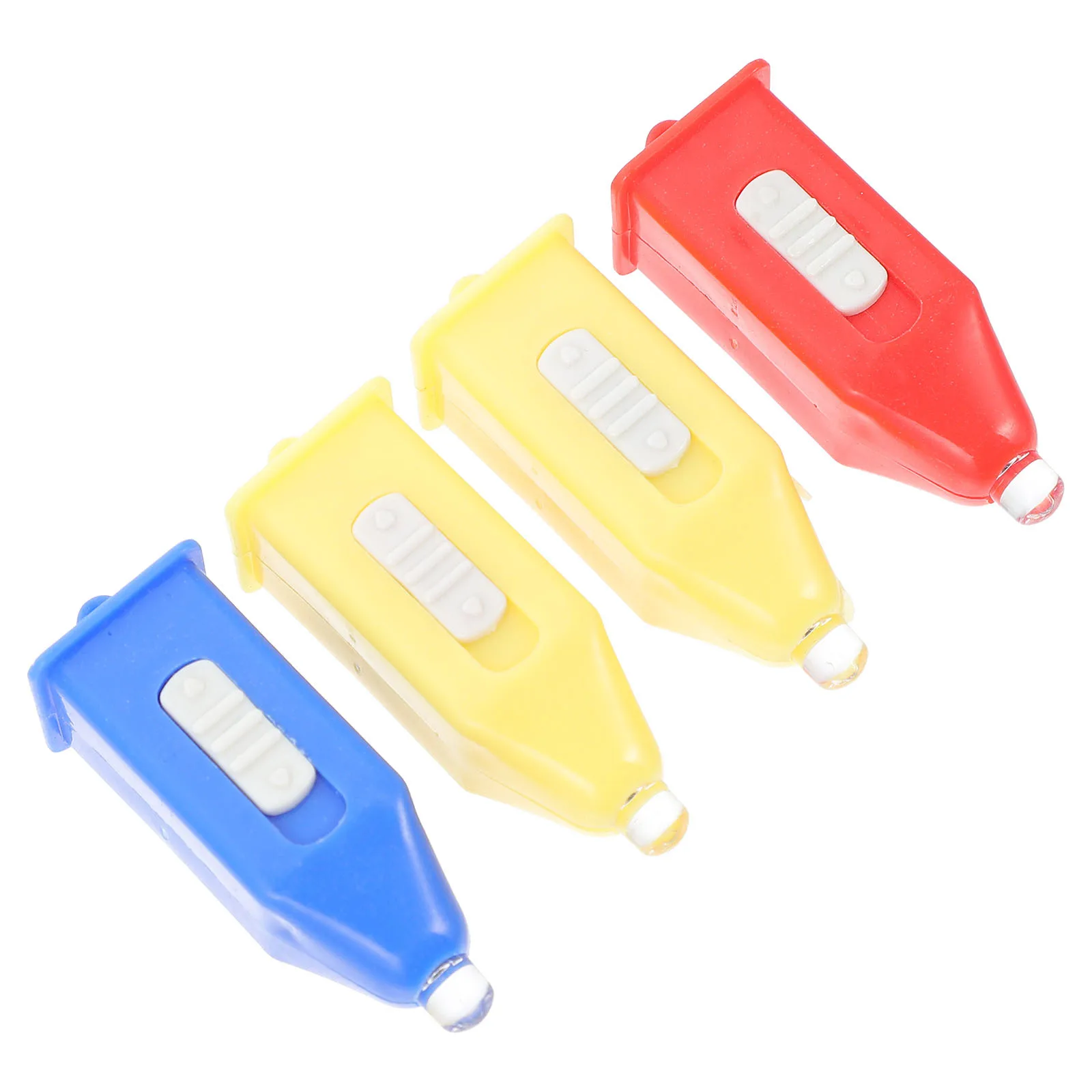 4 pezzi lampada per test anti luce blu occhiali in plastica luce di rilevamento per il monitoraggio della protezione degli occhi dello schermo del computer