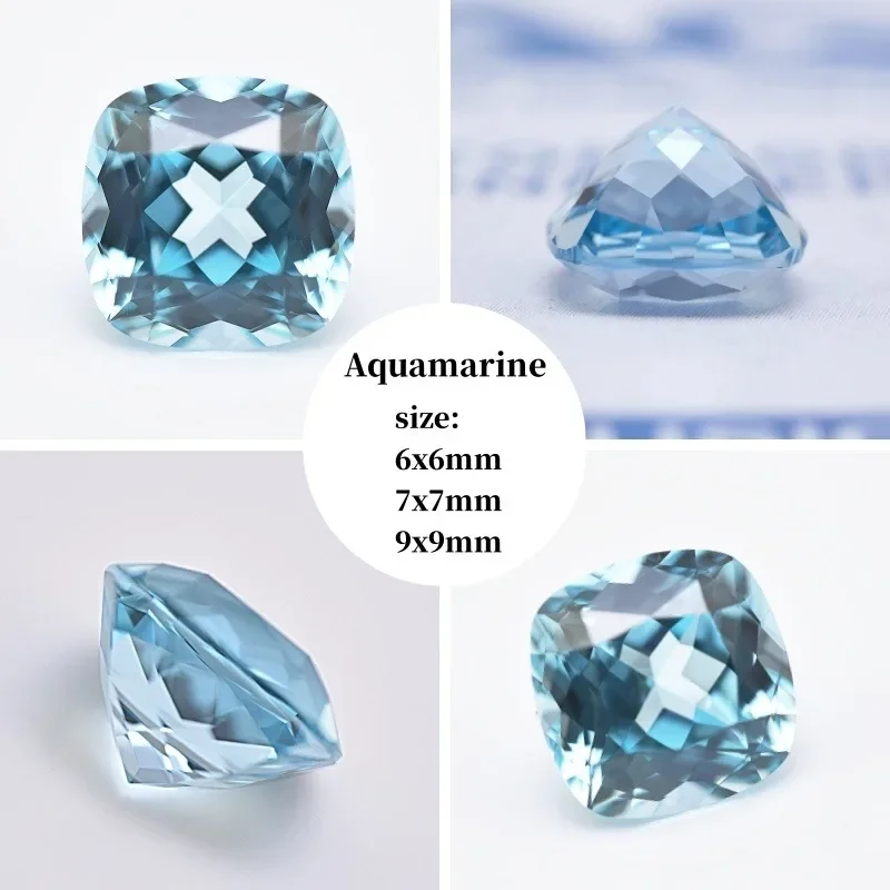 Laborgezüchteter Saphir im Kissen-Schliff, rosa Farbe, DIY-Ring, Halskette, Ohrringe, wählbare Hauptmaterialien, Zertifikat – Detail 6