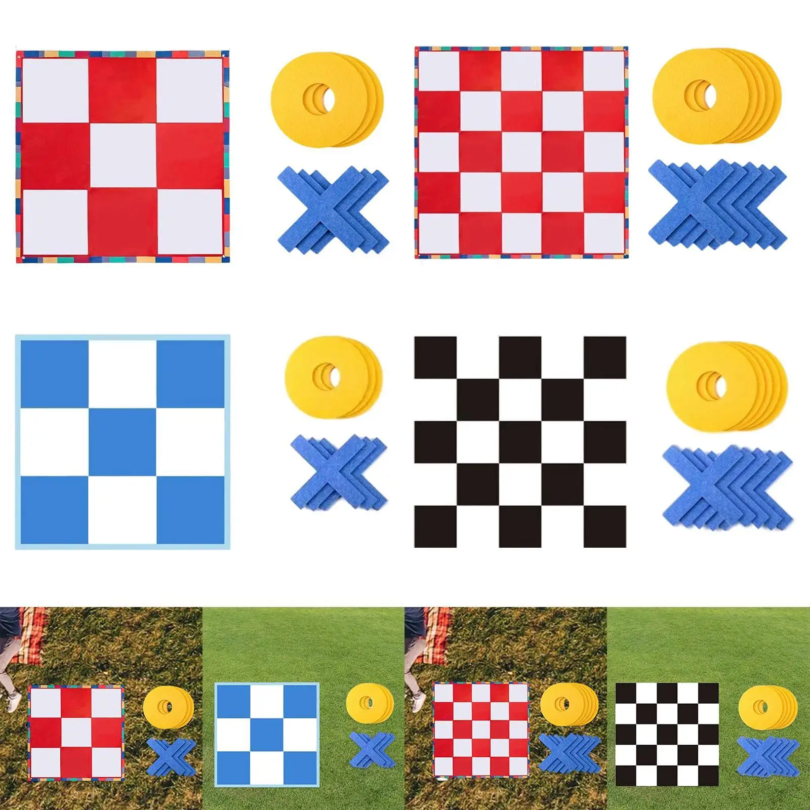 Set da gioco Toe Regali classici Gioco da tavolo per interni ed esterni per bambini adulti dai 3 anni in su