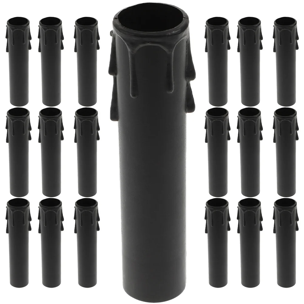 20 قطعة يغطي الأكمام مع قطرات الشمع الثريا المقبس أصحاب استبدال يغطي ل الجدار مصباح الحديثة القرون الوسطى ديكور