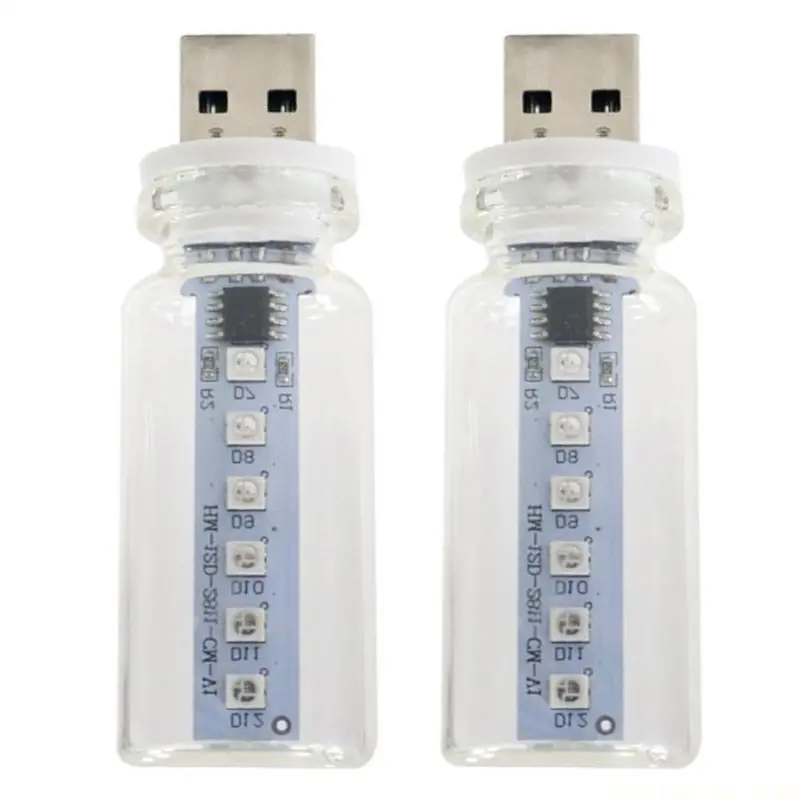 J0MA 13 in 1 Multi Color USB Car Light Glass Cover Included for Bedroom Camping Easy Installation and Durability