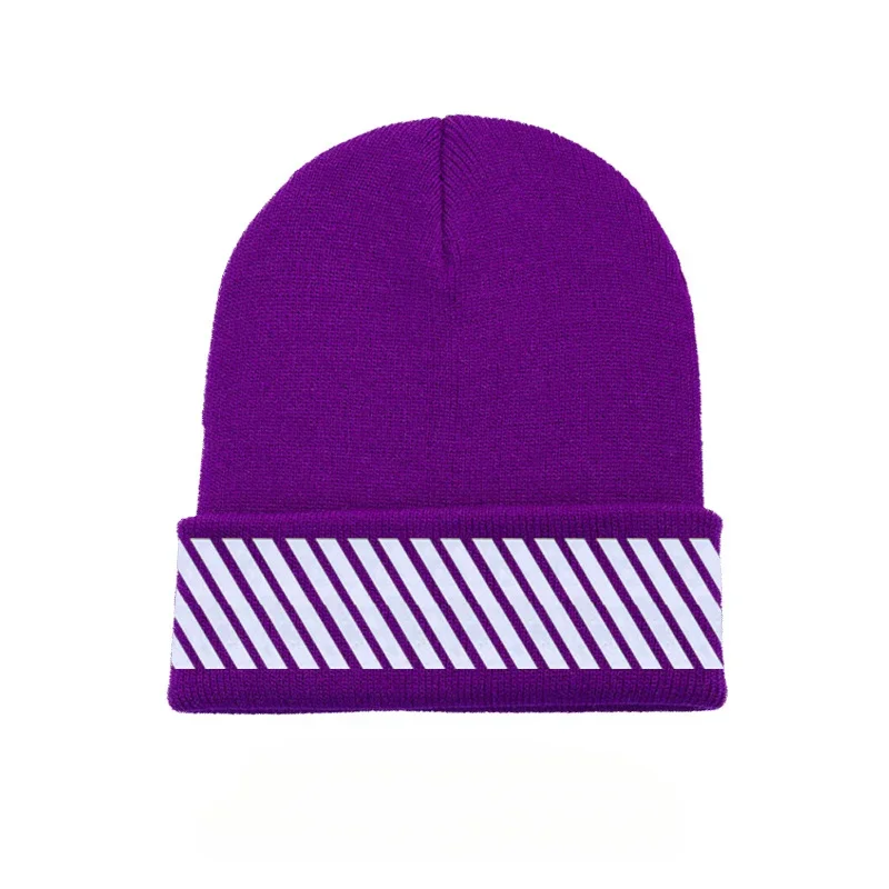 Imagem -03 - Chapéu Feminino de Malha Fluorescente Bonés Femininos Bonitos Gorro Mais Quente Boné Casual para Senhoras Meninas Outono Inverno Novo